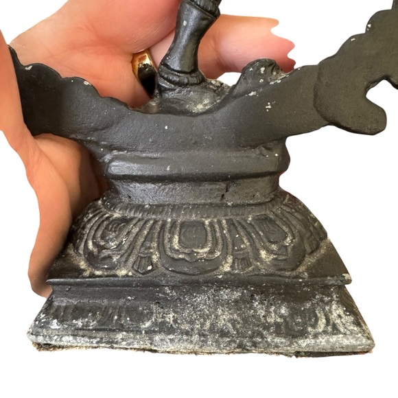 Brass Lord Shiva Dancing Nataraja Statue Vintage Sculpture Hindu Art India - Picture 6 of 8